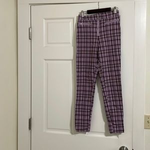 Urban Outfitter tight, plaid pants